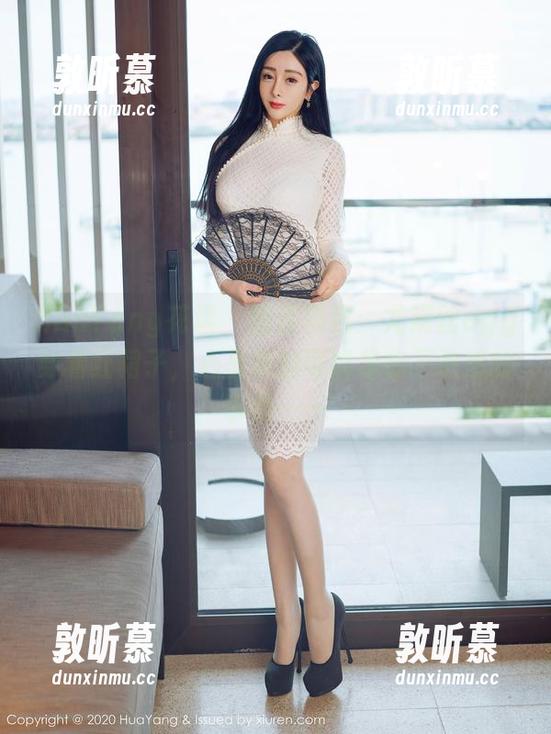 HuaYang花漾 - 图库精选：尤妮丝egg穿着红裙子，心里想的可能是你不敢想的事情……
