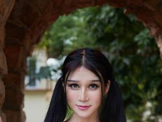 YouWu尤物馆 - 图片里的王紫林，双马尾只让我想起小时候的扮演游戏…